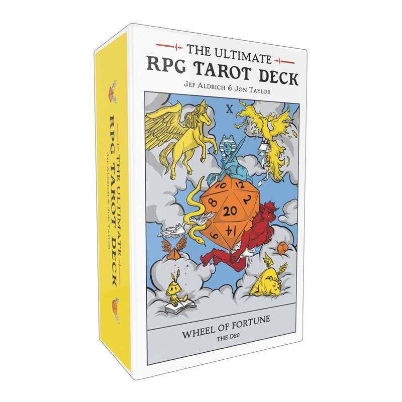 Ultimate RPG Tarot Deck, Jon Taylor tarot, RPG-inspired tarot cards, fantasy tabletop tarot deck, Rider Waite RPG deck, tarot for roleplaying games, tarot card deck for gamers, fantasy divination tool, TTRPG tarot deck, in-game tarot storytelling deck