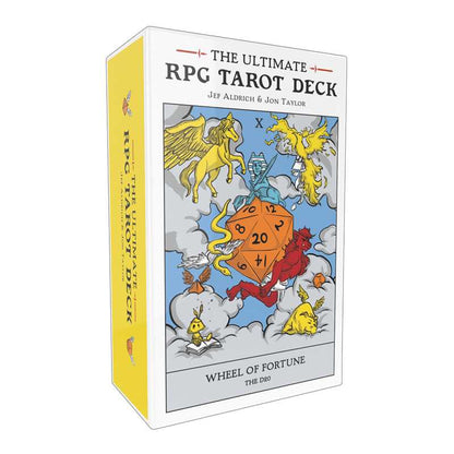 Ultimate RPG Tarot Deck, Jon Taylor tarot, RPG-inspired tarot cards, fantasy tabletop tarot deck, Rider Waite RPG deck, tarot for roleplaying games, tarot card deck for gamers, fantasy divination tool, TTRPG tarot deck, in-game tarot storytelling deck
