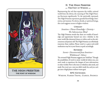 Ultimate RPG Tarot Deck, Jon Taylor tarot, RPG-inspired tarot cards, fantasy tabletop tarot deck, Rider Waite RPG deck, tarot for roleplaying games, tarot card deck for gamers, fantasy divination tool, TTRPG tarot deck, in-game tarot storytelling deck