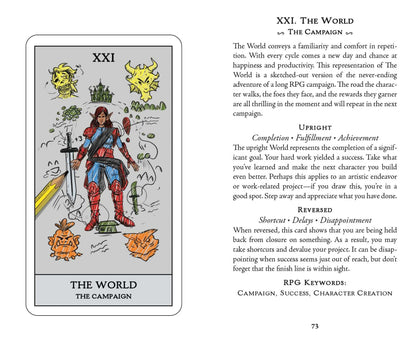 Ultimate RPG Tarot Deck, Jon Taylor tarot, RPG-inspired tarot cards, fantasy tabletop tarot deck, Rider Waite RPG deck, tarot for roleplaying games, tarot card deck for gamers, fantasy divination tool, TTRPG tarot deck, in-game tarot storytelling deck