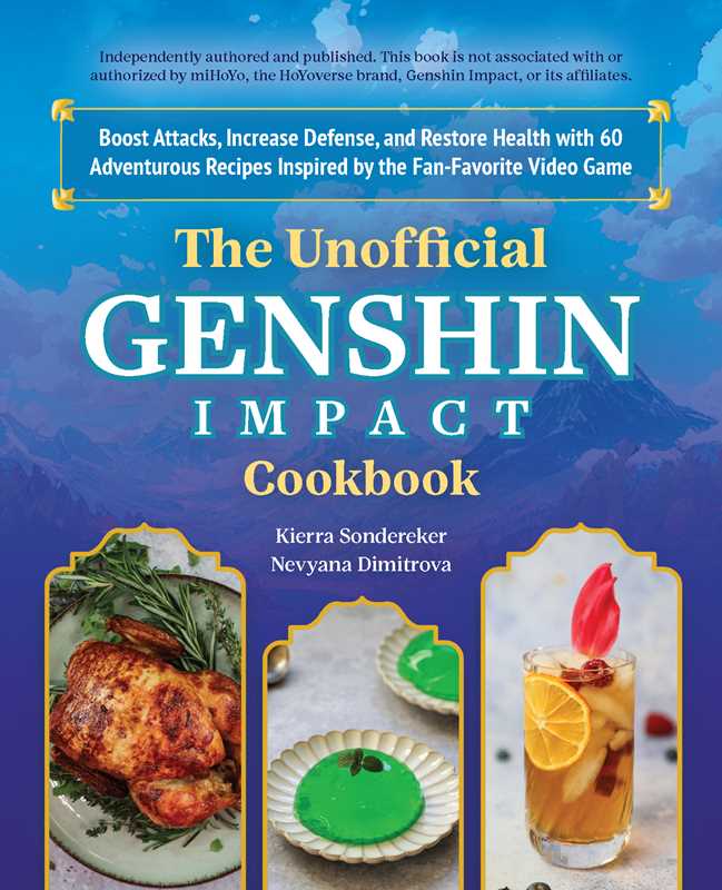 genshin impact cookbook, genshin impact recipes, unofficial genshin cookbook, teyvat inspired recipes, genshin impact cooking book, anime video game cookbook, genshin impact food guide, genshin impact fan gift, gaming cookbook, genshin game food recipes, genshin impact themed cooking, video game inspired cookbook, mondstadt recipes, sumeru inspired dishes, genshin omurice recipe
