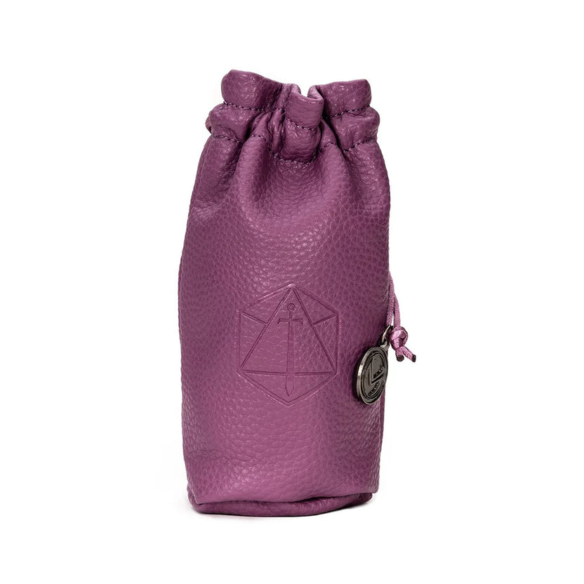 Critical Role Scanlan Shorthalt dice, Vox Machina glitter dice set, Scanlan polyhedral DnD dice, pink and purple dice set, Sam Riegel Critical Role dice, musical note d20, official Critical Role dice, Die Hard Dice collaboration, resin RPG dice set, Critical Role character dice bag