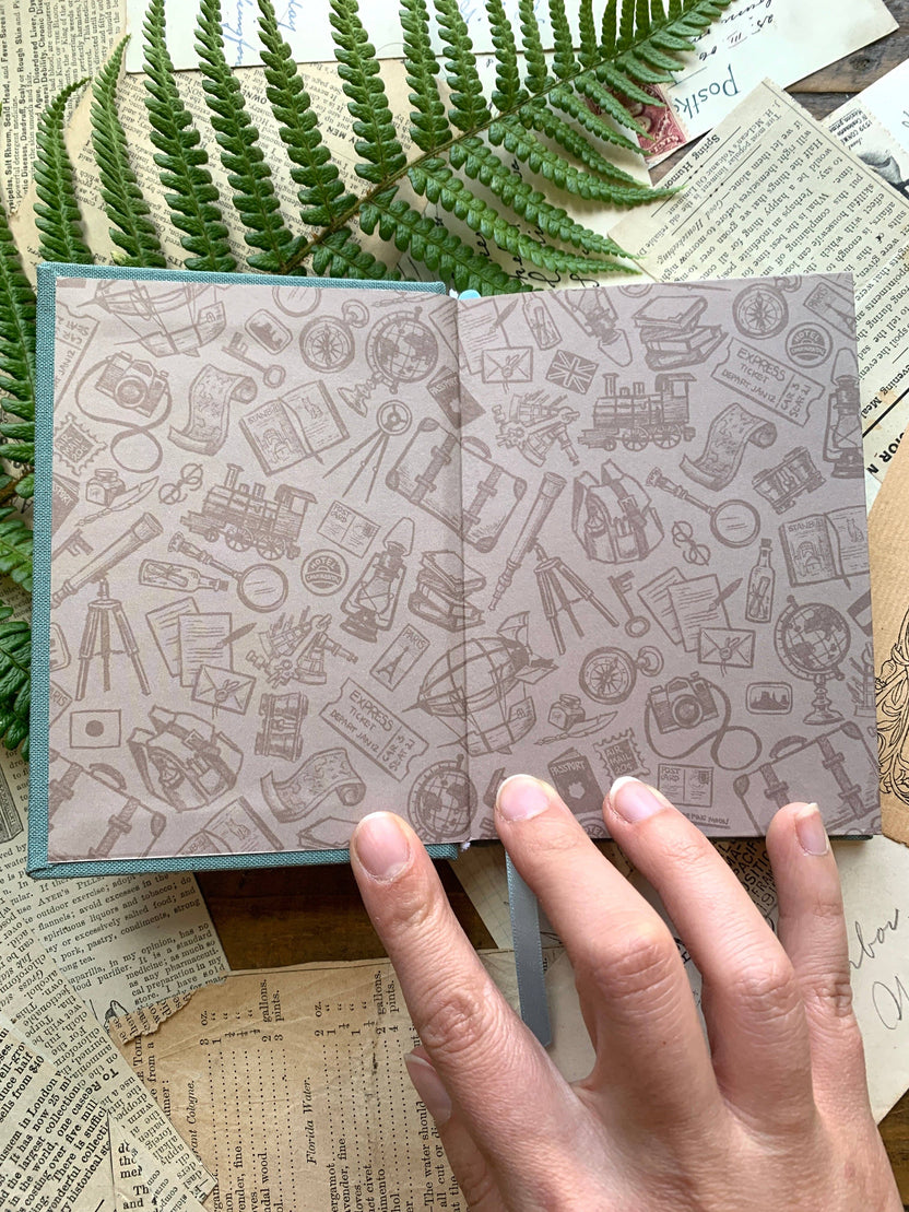 passport watercolor sketchbook, RPG sketch journal, 300gsm watercolor paper notebook, pocket RPG notebook, miniature watercolor sketchbook, Antiquarian RPG journal, on-the-go watercolor journal, travel-sized art notebook, RPG character sketchbook, DnD map sketchbook
