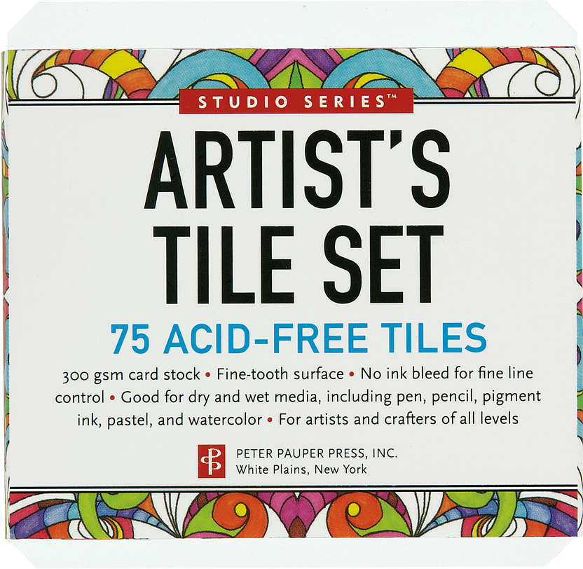 artist tiles for drawing, white art tiles 3.5 inch, 300 gsm artist paper, sketching tiles for pen and ink, square watercolor tiles, mini art paper squares, artist trading tiles, zentangle drawing tiles, fine-tooth card stock tiles, mixed media art tiles, small format art paper, portable drawing surfaces, acid-free archival tiles, studio series art supplies