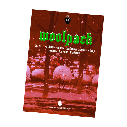 Woolpack 5E adventure, festive DnD one-shot, holiday-themed RPG, undead sheep DnD encounter, winter battle royale 5E, Perpetual Winter Arena D&D, 5th edition Christmas one-shot, level 3-5 holiday adventure, Yuletide RPG battle, funny DnD snowglobe setting