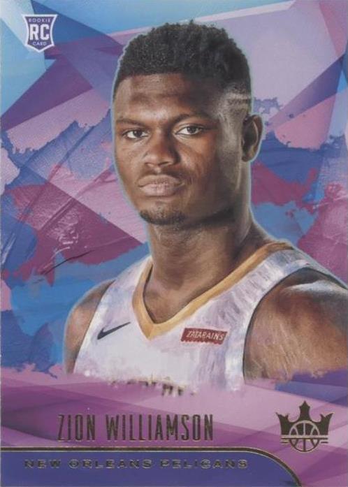 2019 Panini Court Kings RC - Zion Williamson #72 PSA 10 2019 Panini Court Kings Zion Williamson number 72 rookie card graded PSA  gem mint 10 featuring the New Orleans Pelicans NBA star