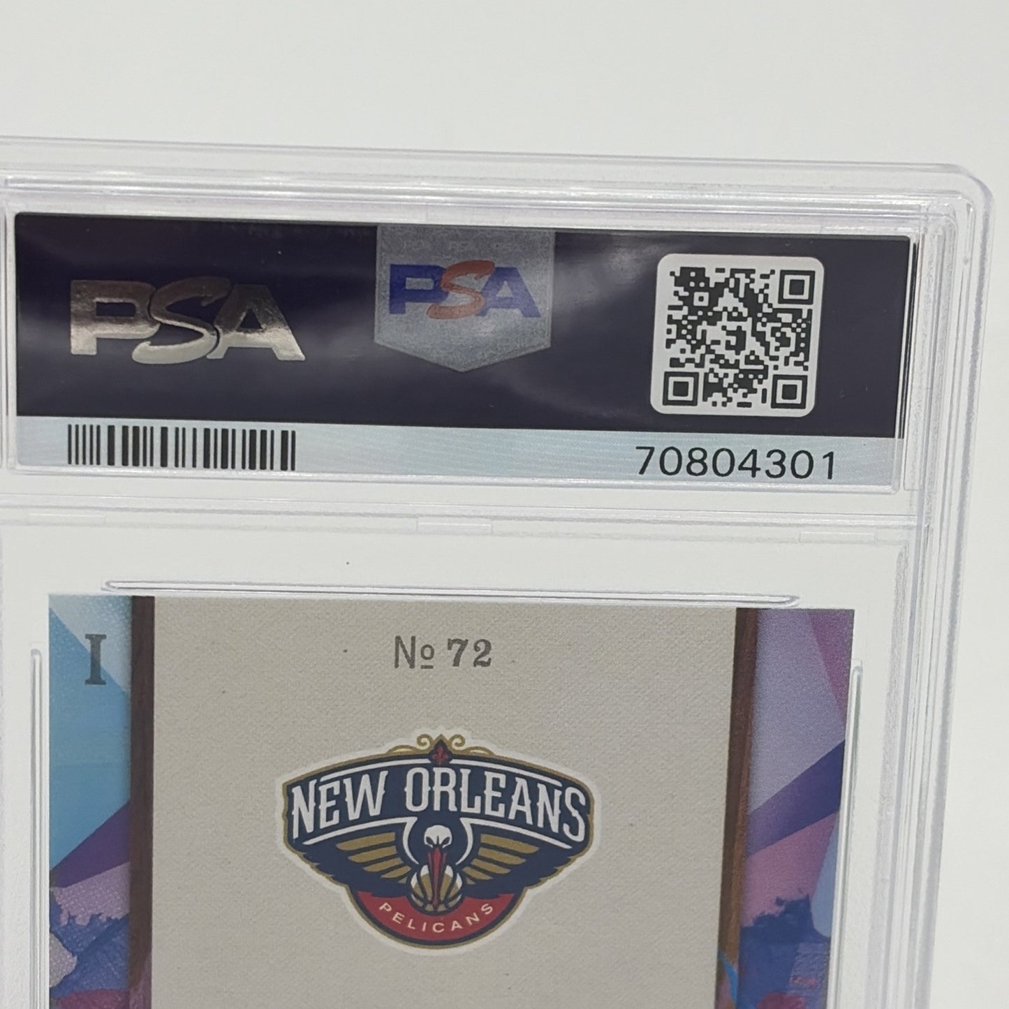2019 Panini Court Kings RC - Zion Williamson #72 PSA 10 2019 Panini Court Kings Zion Williamson number 72 rookie card graded PSA  gem mint 10 featuring the New Orleans Pelicans NBA star